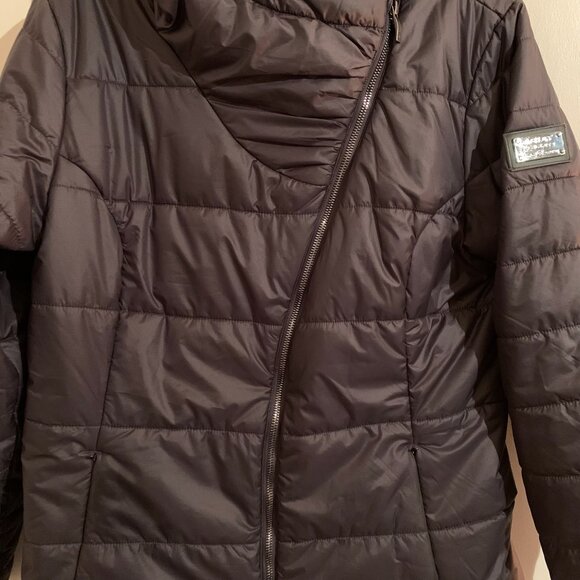 AriatTek insulated puffer jacket Womens Large Dark Grey - Picture 2 of 9